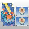 Cancer Colorful Car Floor Mats Custom Zodiac Car Accessories - Gearcarcover - 3
