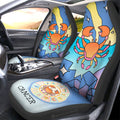 Cancer Colorful Car Seat Covers Custom Zodiac Car Accessories - Gearcarcover - 4