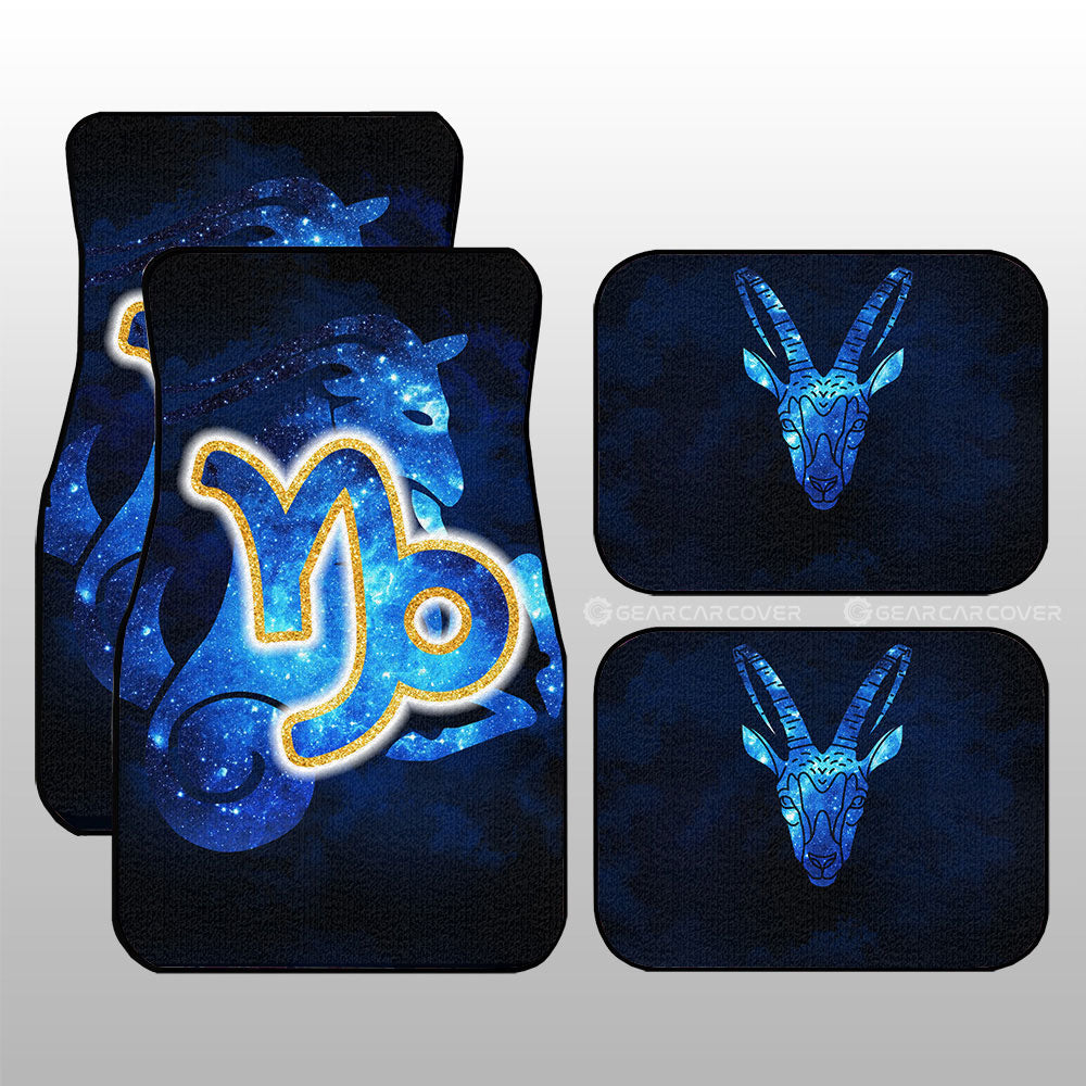 Capricorn Car Floor Mats Custom Name Zodiac Car Accessories - Gearcarcover - 3