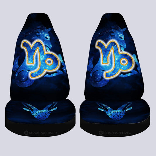 Capricorn Car Seat Covers Custom Name Zodiac Car Accessories - Gearcarcover - 2