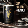 Capricorn Tumbler Cup Custom Zodiac Car Interior Accessories - Gearcarcover - 2