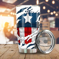Captain America Tumbler Cup Custom Uniform Car Accessories - Gearcarcover - 2