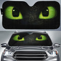Car Sunshade Night Fury Dragon Eyes Car Accessories - Gearcarcover - 1