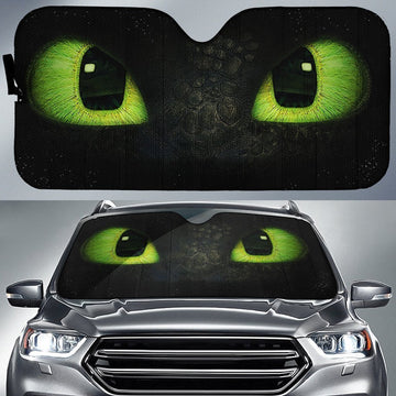 Car Sunshade Night Fury Dragon Eyes Car Accessories - Gearcarcover - 1