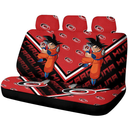 Carolina Hurricanes Car Back Seat Cover Custom Car Decorations For Fans - Gearcarcover - 1