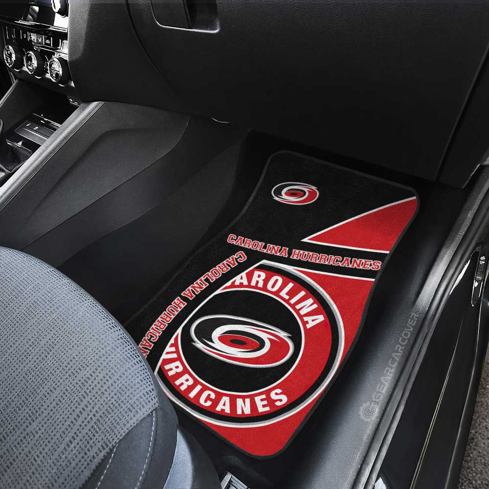 Carolina Hurricanes Car Floor Mats Custom Car Accessories For Fans - Gearcarcover - 3