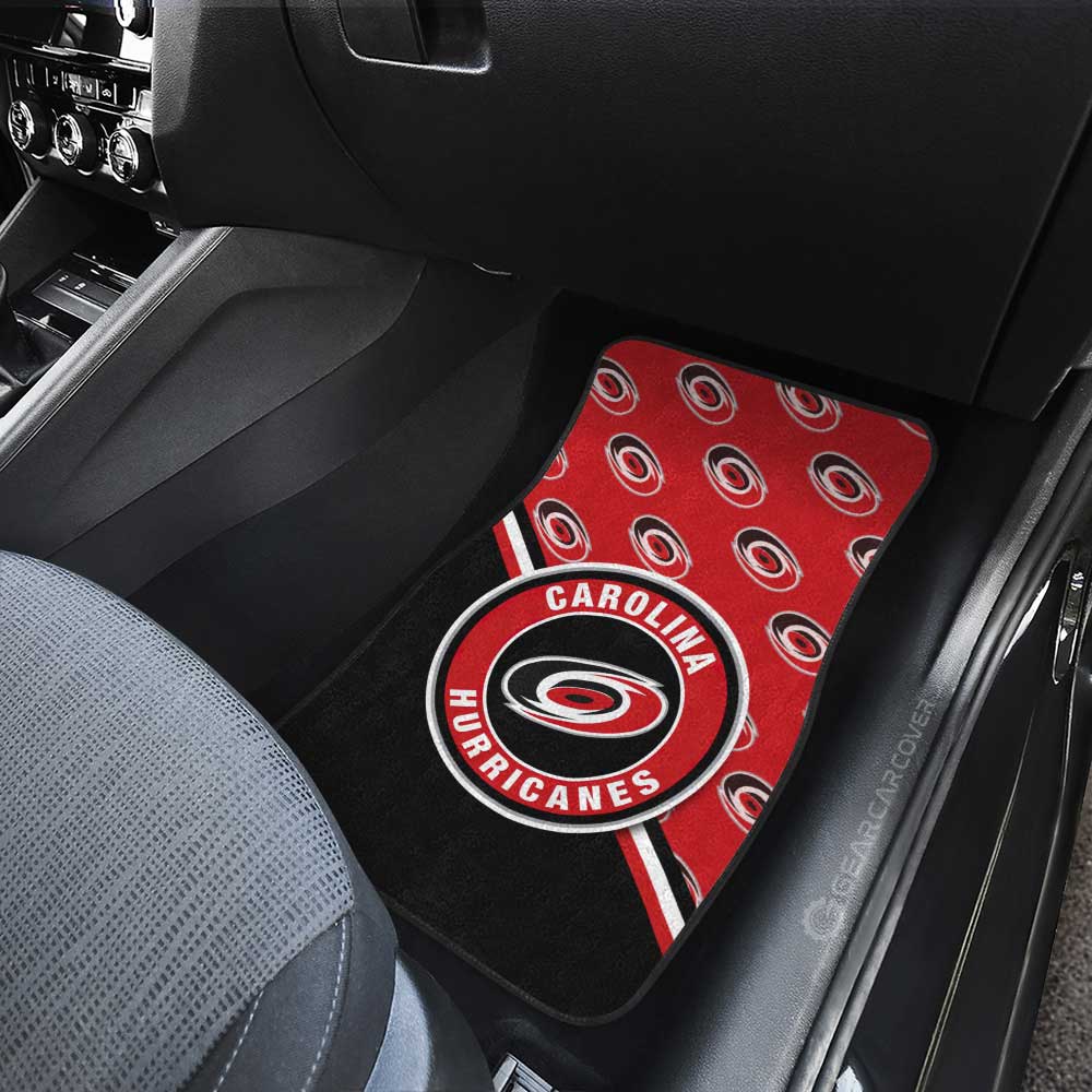 Carolina Hurricanes Car Floor Mats Custom Car Accessories For Fans - Gearcarcover - 3