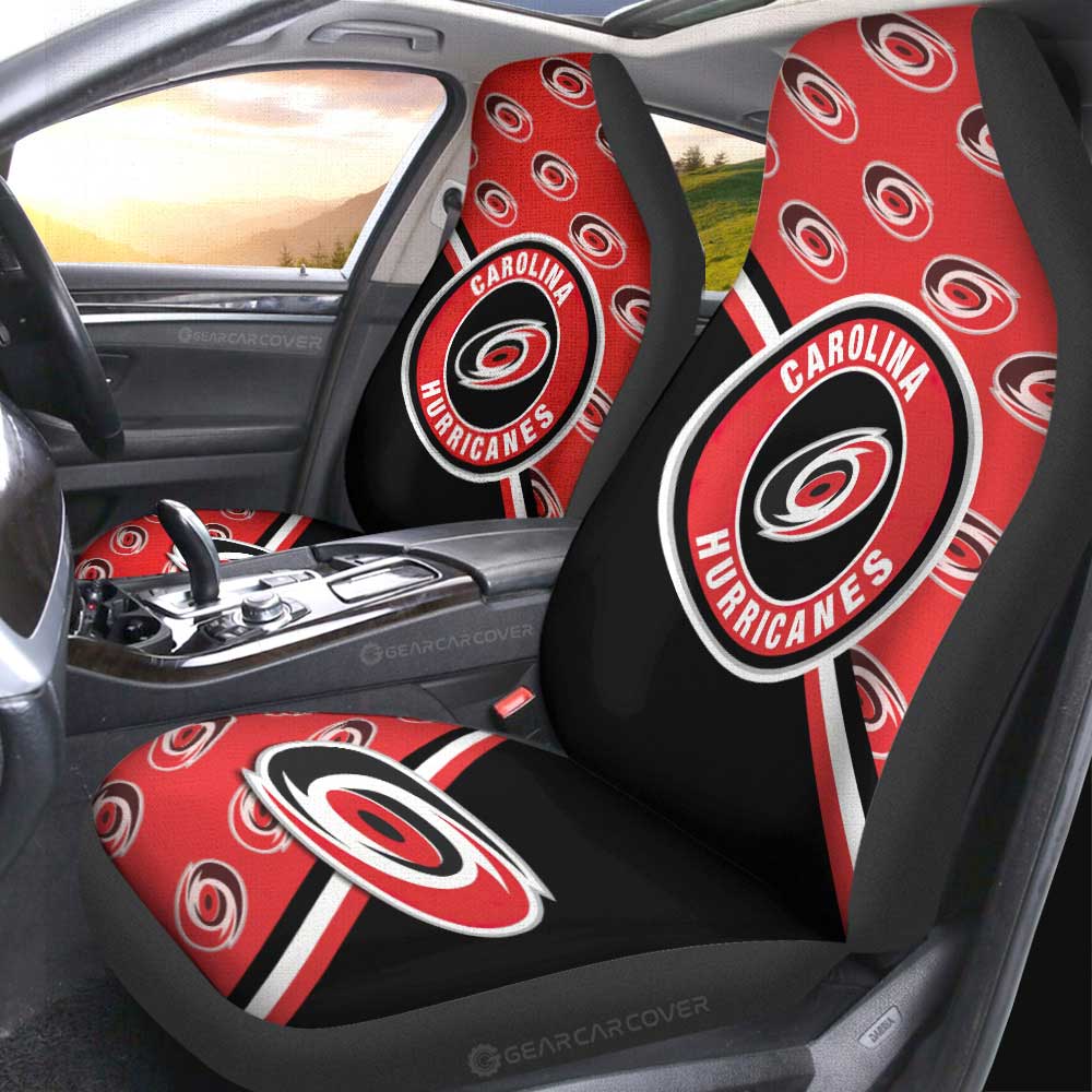 Carolina Hurricanes Car Seat Covers Custom Car Accessories For Fans - Gearcarcover - 2