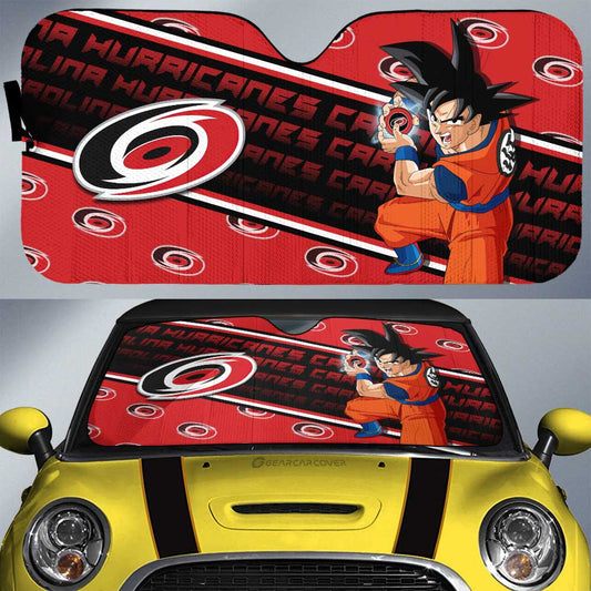 Carolina Hurricanes Car Sunshade Custom Car Decorations For Fans - Gearcarcover - 1