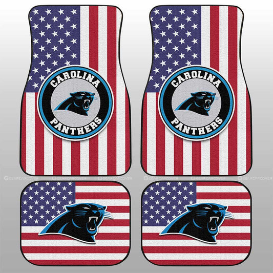 Carolina Panthers Car Floor Mats Custom Car Decor Accessories - Gearcarcover - 1