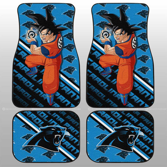 Carolina Panthers Car Floor Mats Custom Car Decorations For Fans - Gearcarcover - 1