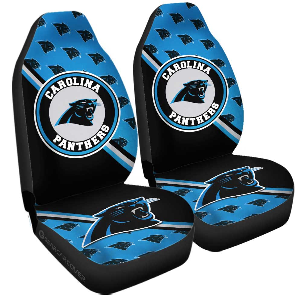 Carolina Panthers Car Seat Covers Custom Car Accessories For Fans - Gearcarcover - 3