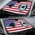 Carolina Panthers Car Sunshade Custom Car Decor Accessories - Gearcarcover - 2