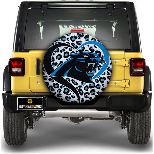 Carolina Panthers Spare Tire Cover Custom For Fans - Gearcarcover - 1