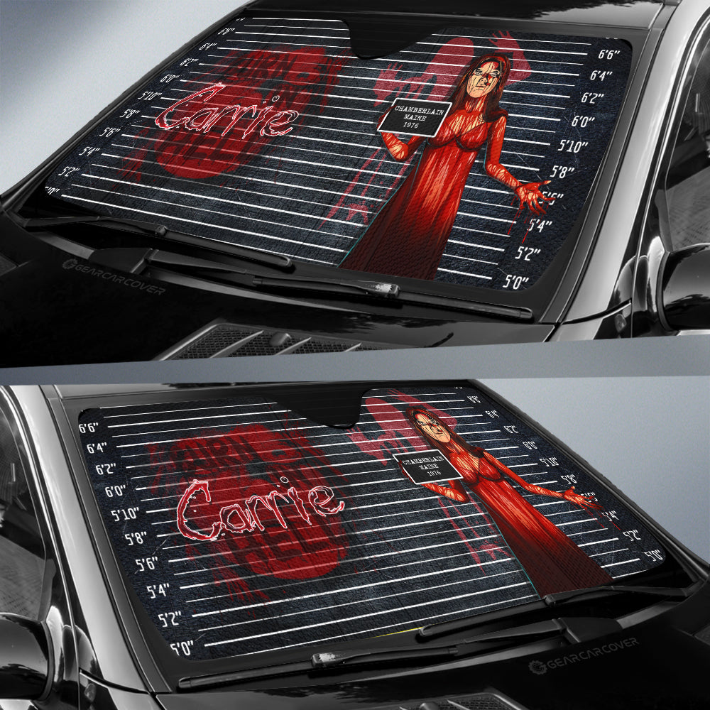 Carrie White in Carrie Car Sunshade Custom Horror Characters Car Interior Accessories - Gearcarcover - 3