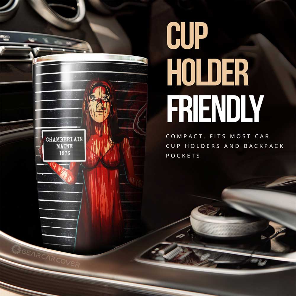 Carrie White in Carrie Tumbler Cup Custom Horror Characters Car Interior Accessories - Gearcarcover - 2