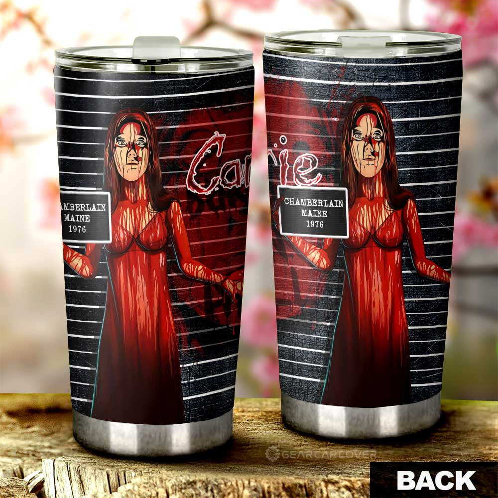 Carrie White in Carrie Tumbler Cup Custom Horror Characters Car Interior Accessories - Gearcarcover - 3