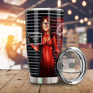 Carrie White in Carrie Tumbler Cup Custom Horror Characters Car Interior Accessories - Gearcarcover - 1