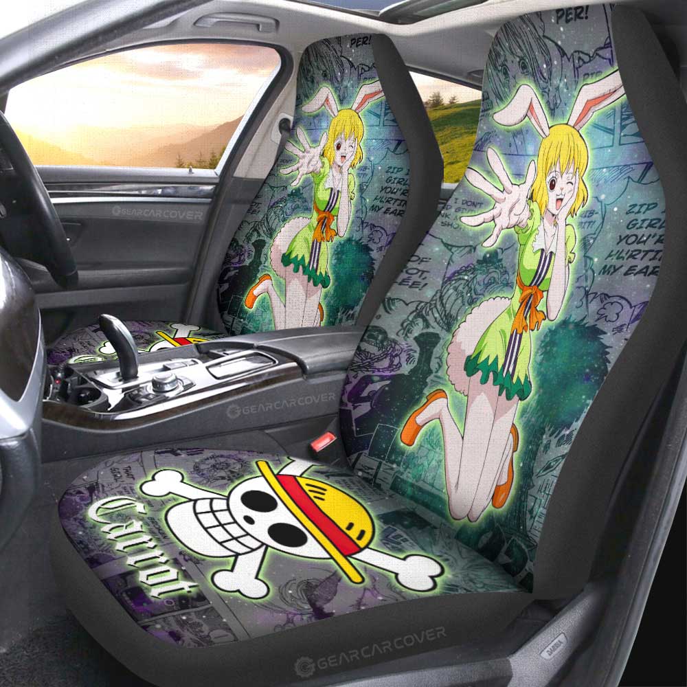 Carrot Car Seat Covers Custom Galaxy Style One Piece Anime Car Accessories - Gearcarcover - 2