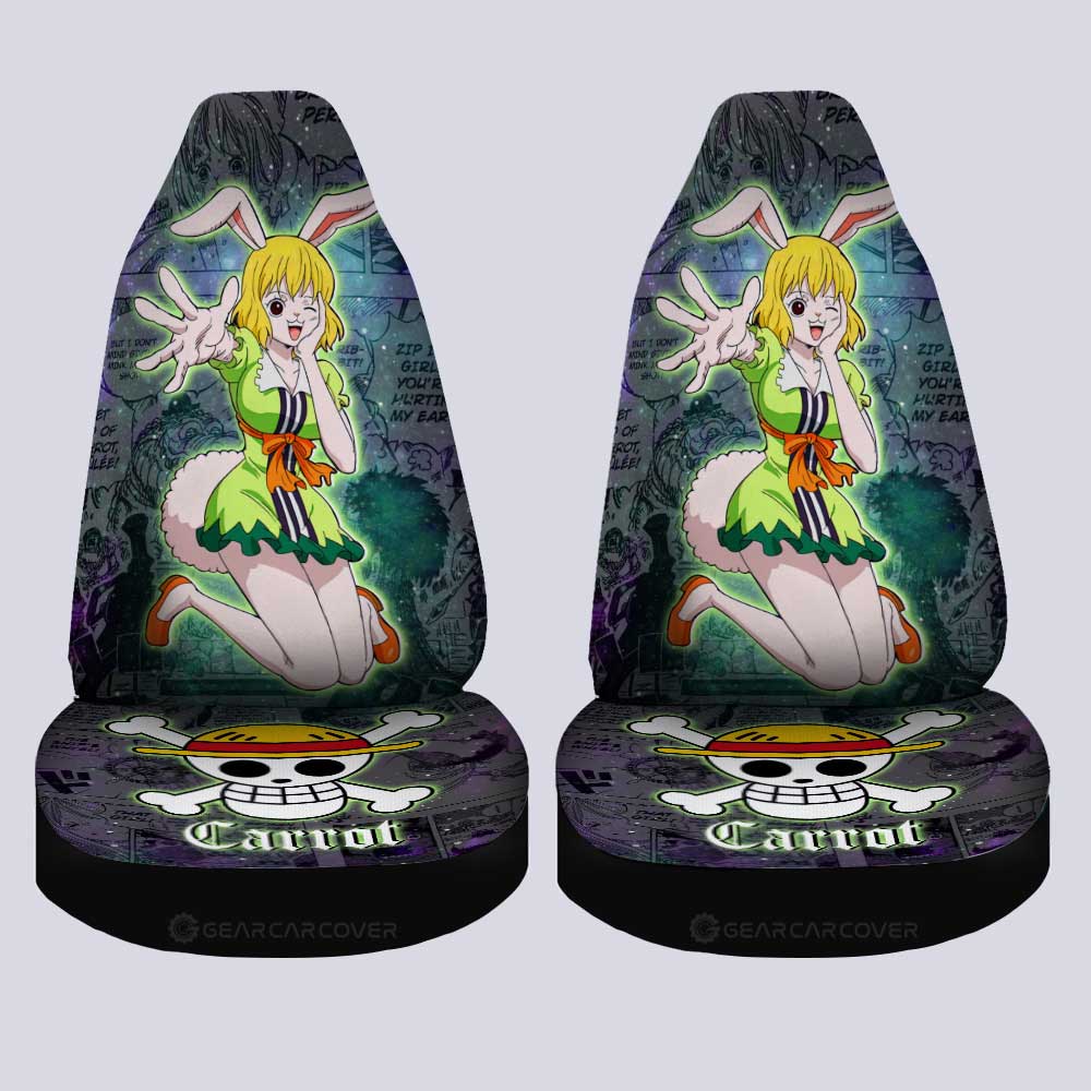 Carrot Car Seat Covers Custom One Piece Anime Car Accessories Manga Galaxy Style - Gearcarcover - 4