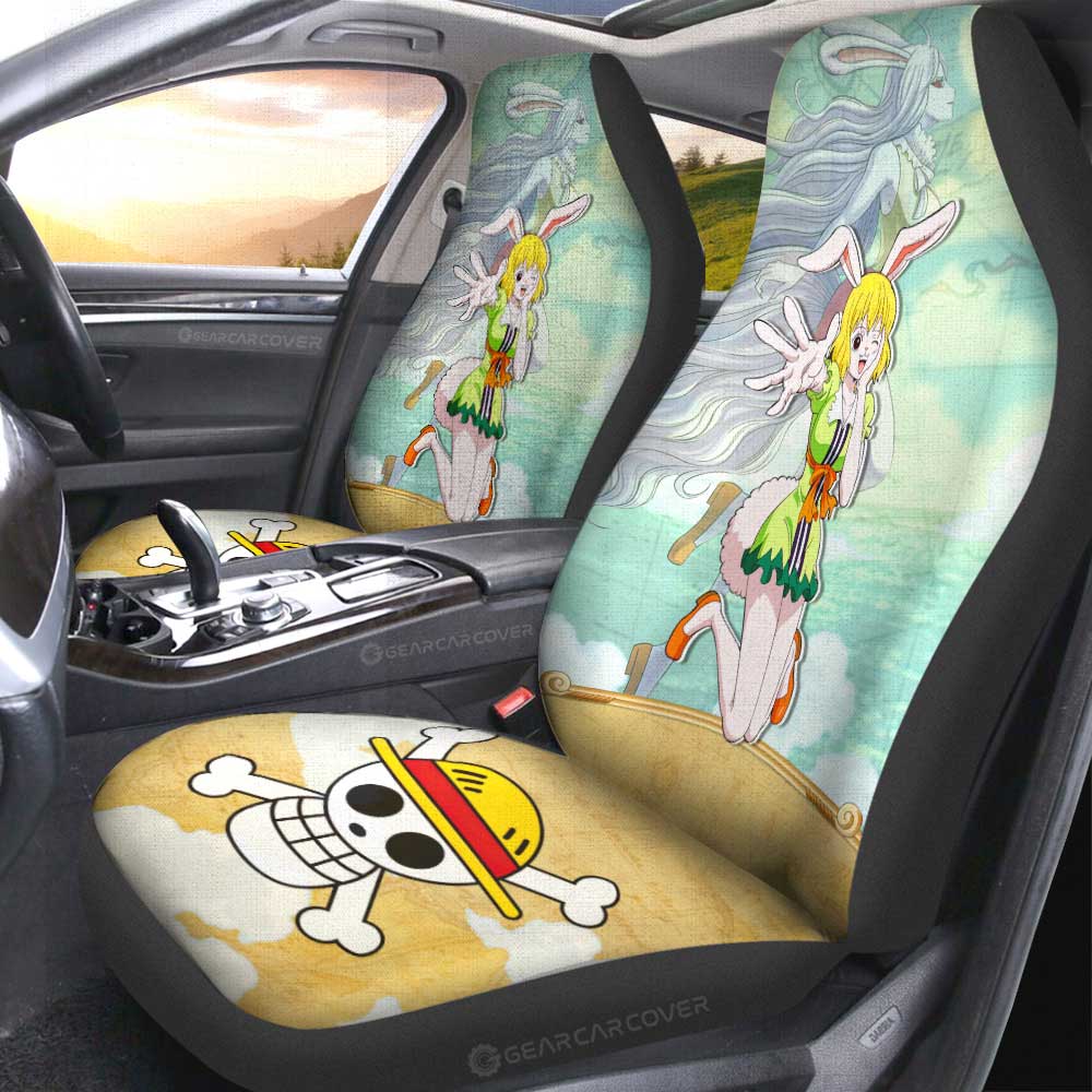 Carrot Car Seat Covers Custom One Piece Map Car Accessories For Anime Fans - Gearcarcover - 2