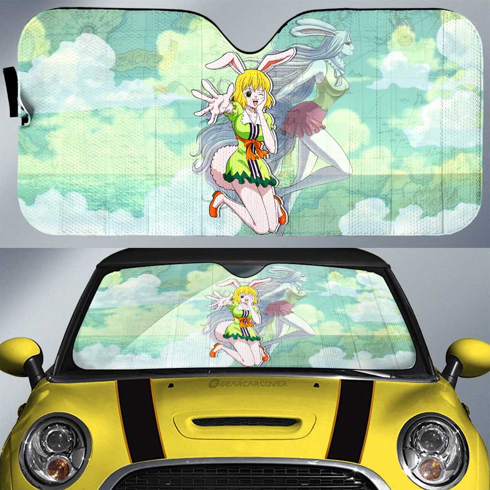 Carrot Car Sunshade Custom One Piece Map Car Accessories For Anime Fans - Gearcarcover - 1