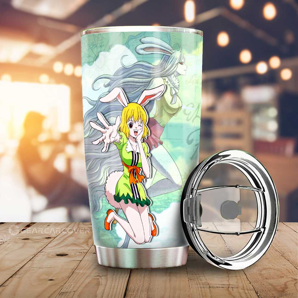 Carrot Tumbler Cup Custom One Piece Map Car Accessories For Anime Fans - Gearcarcover - 1