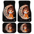Cat Car Floor Mats I Love You To The Moon And Back Gift Idea For Cat Lovers - Gearcarcover - 1