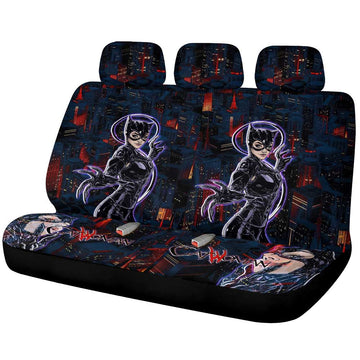 Catwomen Car Back Seat Cover Custom Car Accessories - Gearcarcover - 1