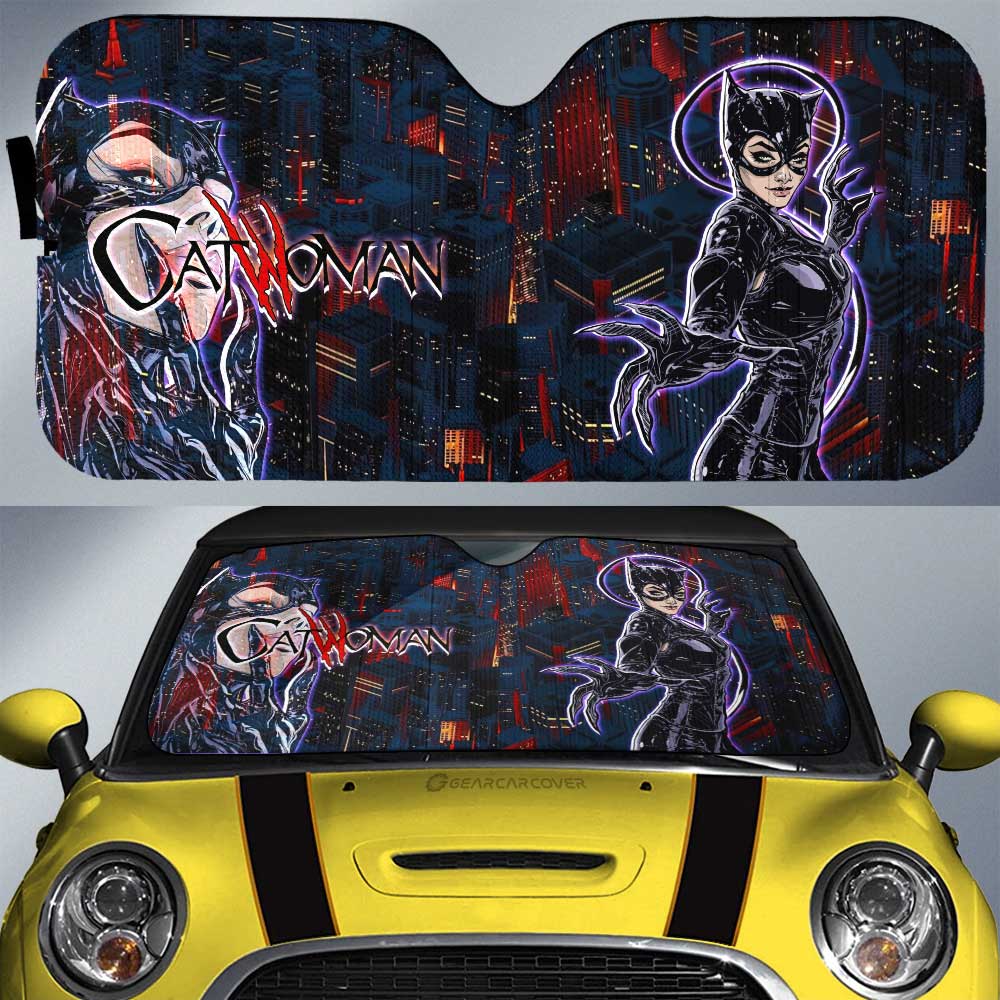 Catwomen Car Sunshade Custom Movies Car Accessories - Gearcarcover - 1