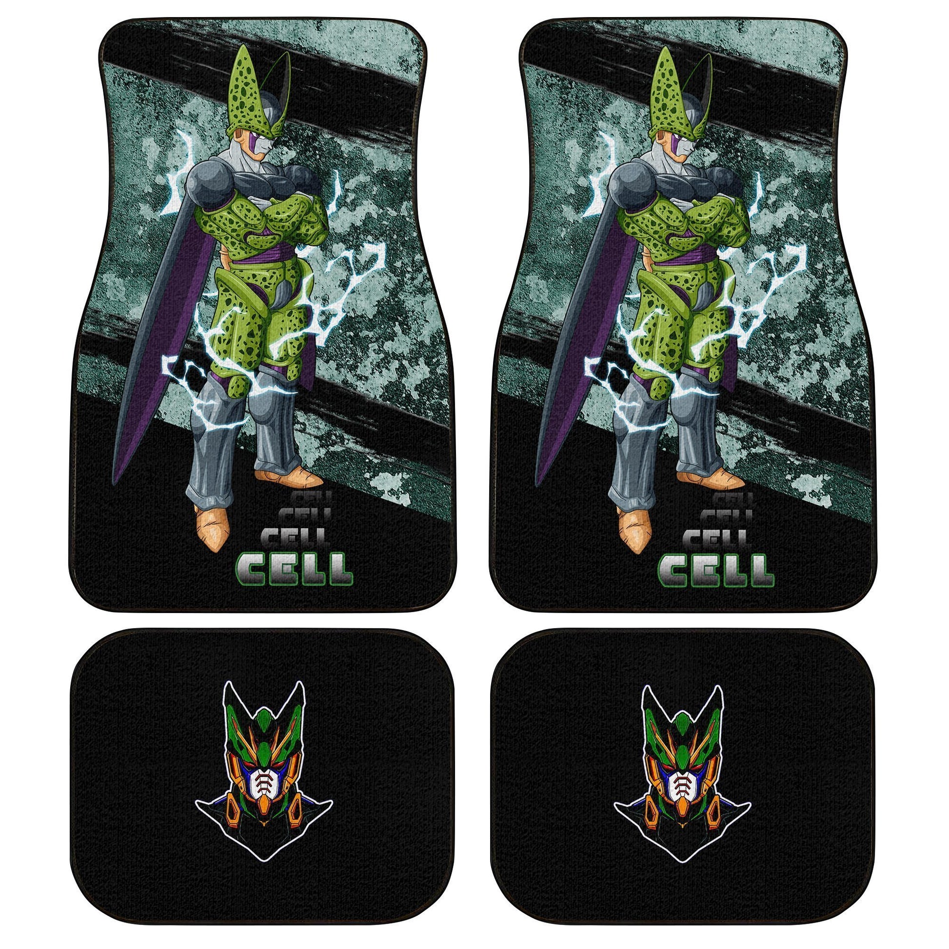 Cell Car Floor Mats Custom Anime Dragon Ball Car Accessories - Gearcarcover - 1