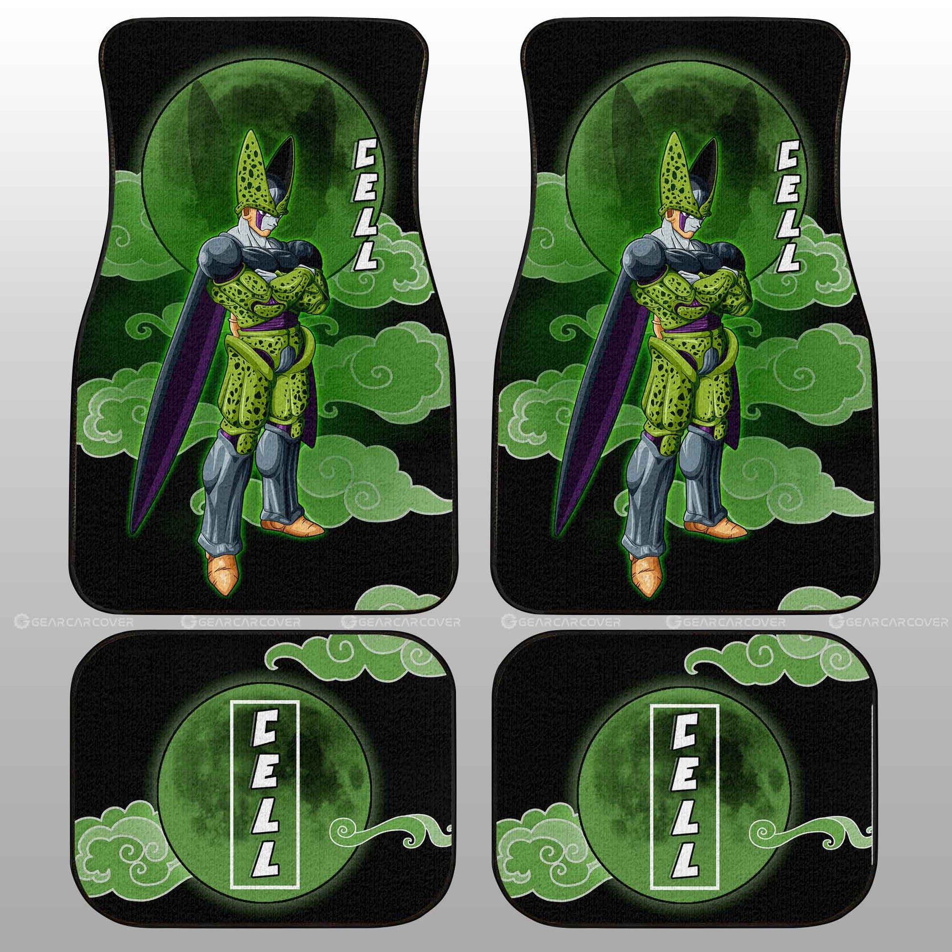 Cell Car Floor Mats Custom Dragon Ball Anime Car Interior Accessories - Gearcarcover - 2