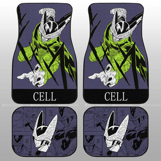 Cell Car Floor Mats Custom Dragon Ball Anime Manga Color Style - Gearcarcover - 2