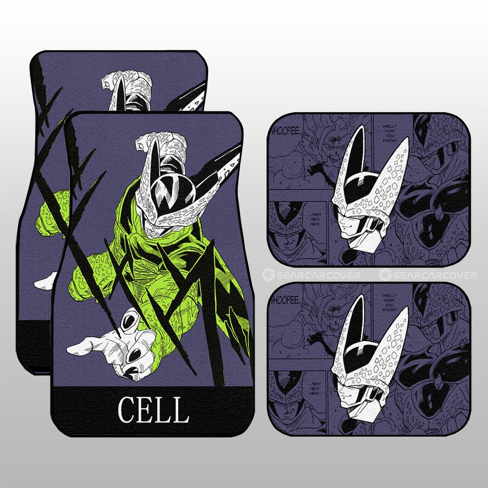 Cell Car Floor Mats Custom Dragon Ball Anime Manga Color Style - Gearcarcover - 1