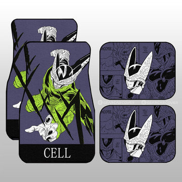 Cell Car Floor Mats Custom Dragon Ball Anime Manga Color Style - Gearcarcover - 1
