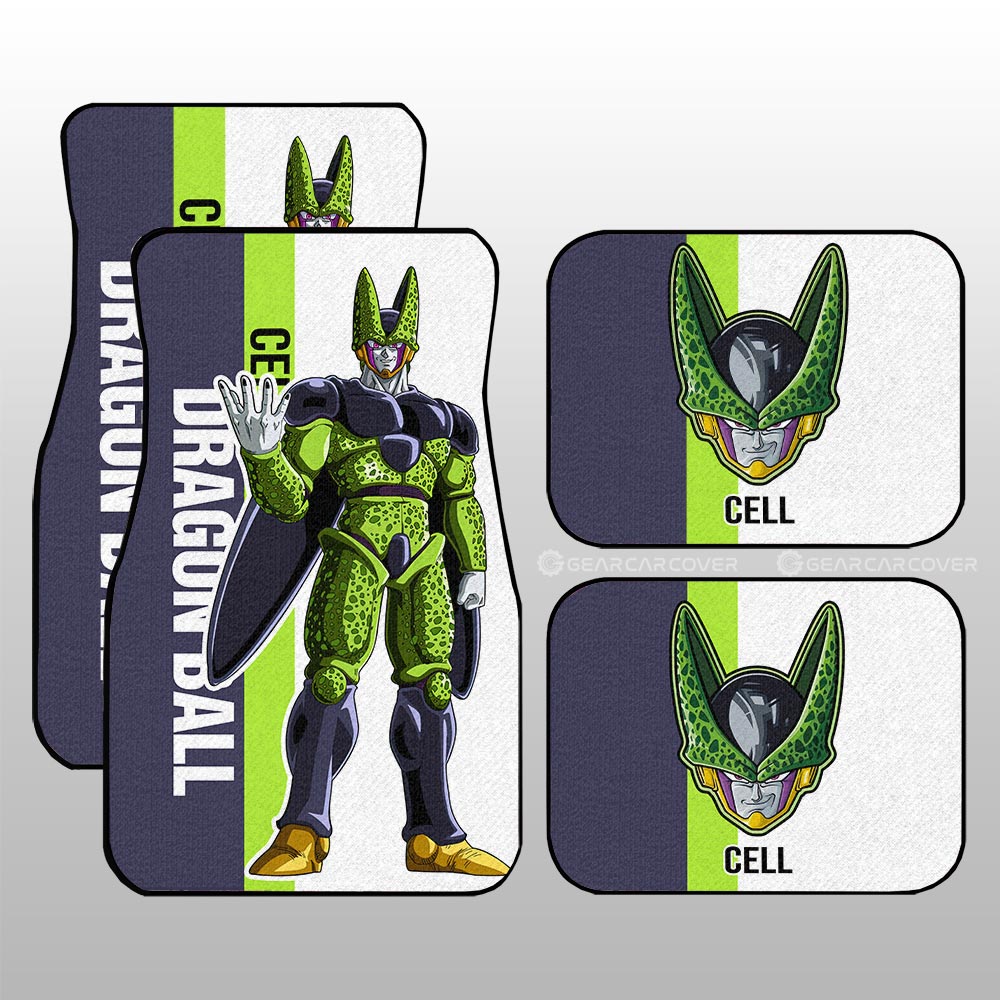 Cell Car Floor Mats Custom Dragon Ball Car Accessories For Anime Fans - Gearcarcover - 1