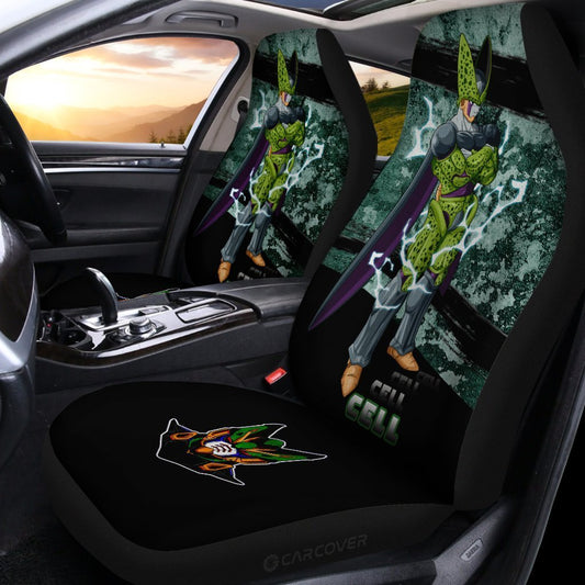 Cell Car Seat Covers Custom Anime Dragon Ball Car Interior Accessories - Gearcarcover - 2
