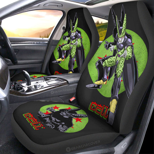 Cell Car Seat Covers Custom Dragon Ball Anime Car Accessories - Gearcarcover - 1