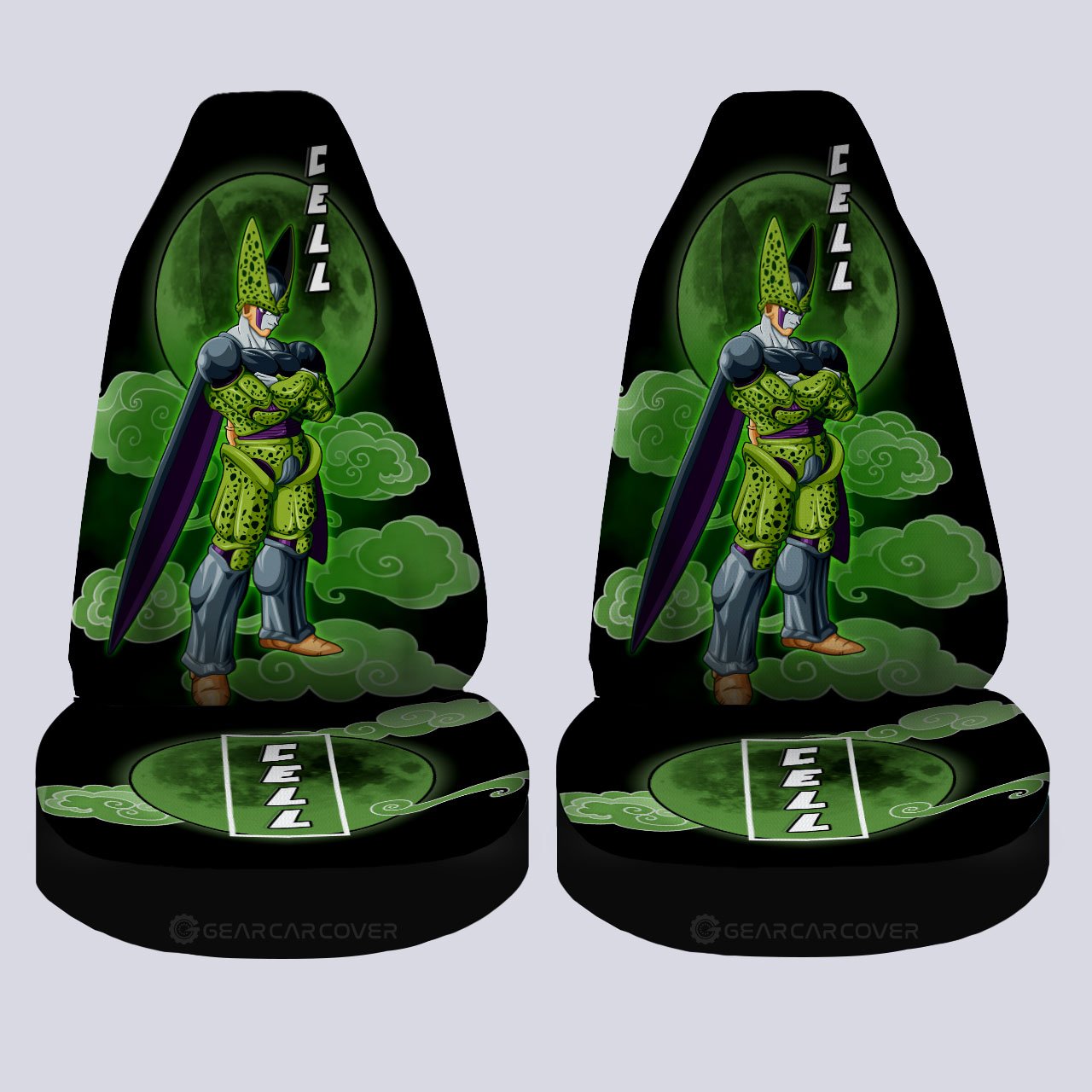 Cell Car Seat Covers Custom Dragon Ball Anime Car Interior Accessories - Gearcarcover - 4