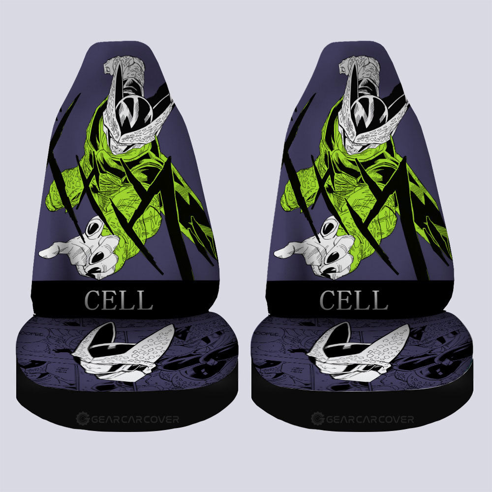 Cell Car Seat Covers Custom Dragon Ball Anime Manga Color Style - Gearcarcover - 4