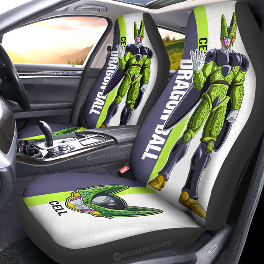 Cell Car Seat Covers Custom Dragon Ball Car Accessories For Anime Fans - Gearcarcover - 2