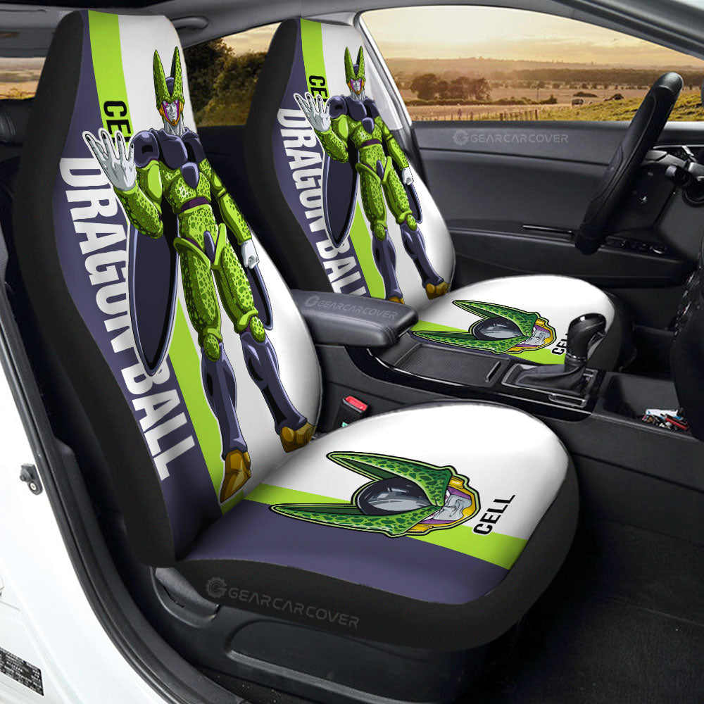 Cell Car Seat Covers Custom Dragon Ball Car Accessories For Anime Fans - Gearcarcover - 1