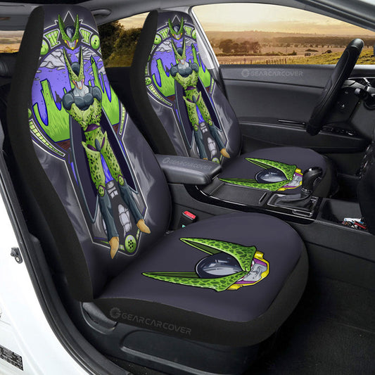 Cell Car Seat Covers Custom Dragon Ball Car Interior Accessories - Gearcarcover - 2