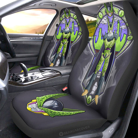 Cell Car Seat Covers Custom Dragon Ball Car Interior Accessories - Gearcarcover - 1