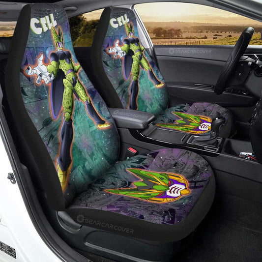 Cell Car Seat Covers Custom Galaxy Style Dragon Ball Anime Car Accessories - Gearcarcover - 1