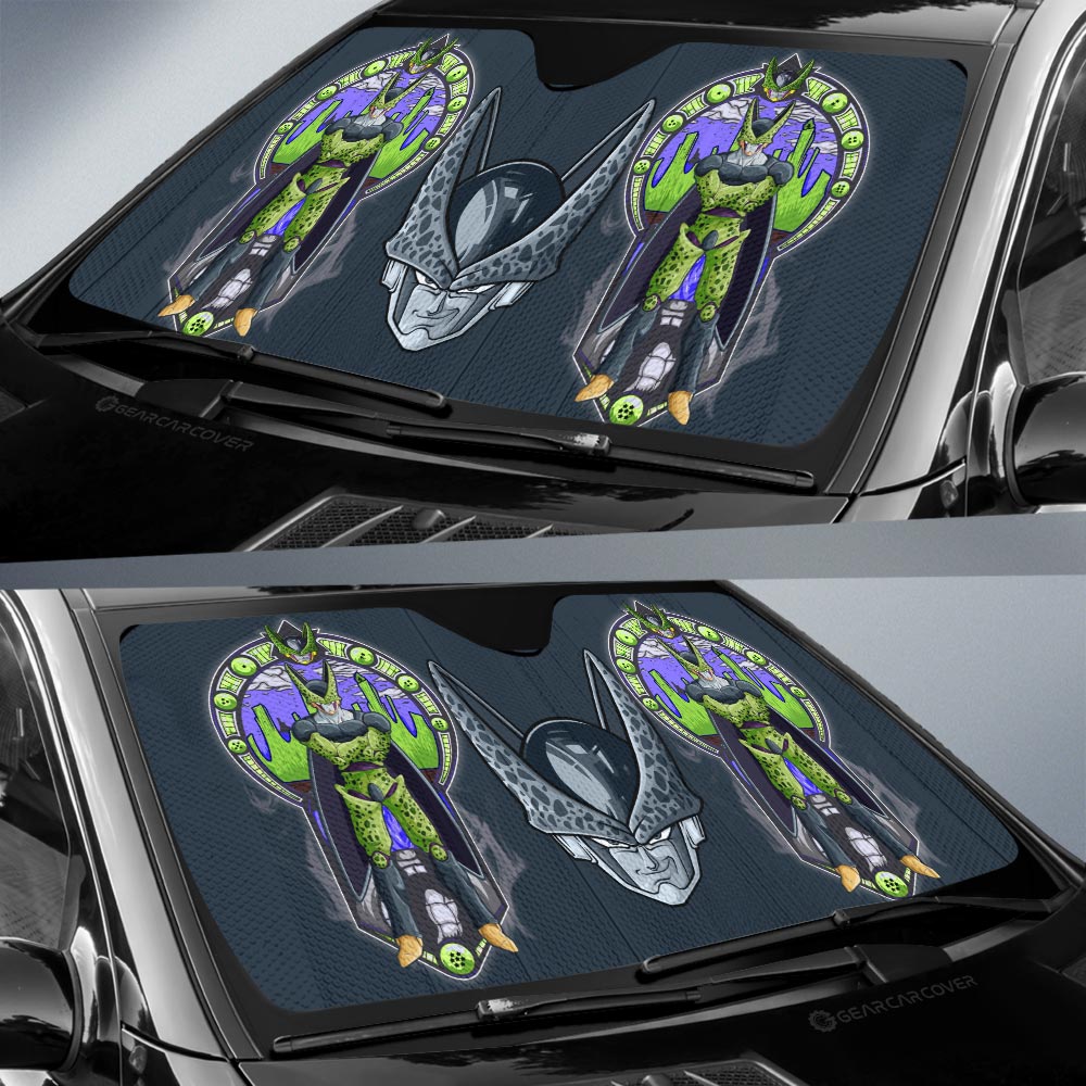 Cell Car Sunshade Custom Dragon Ball Car Interior Accessories - Gearcarcover - 2