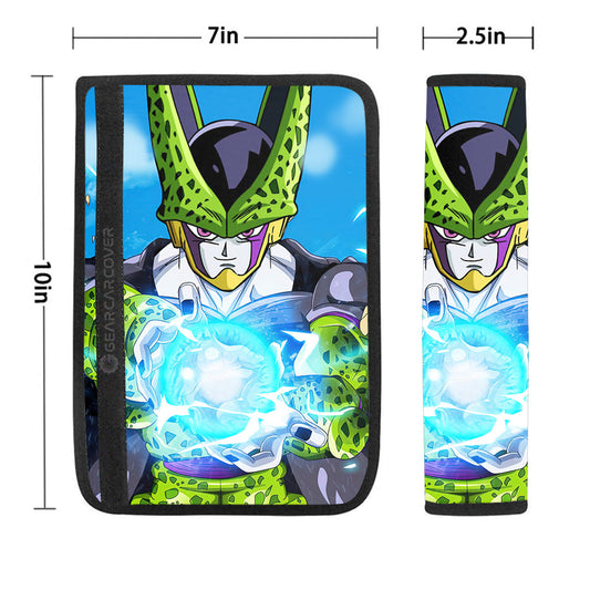 Cell Seat Belt Covers Custom Dragon Ball Anime Car Accessories - Gearcarcover - 1