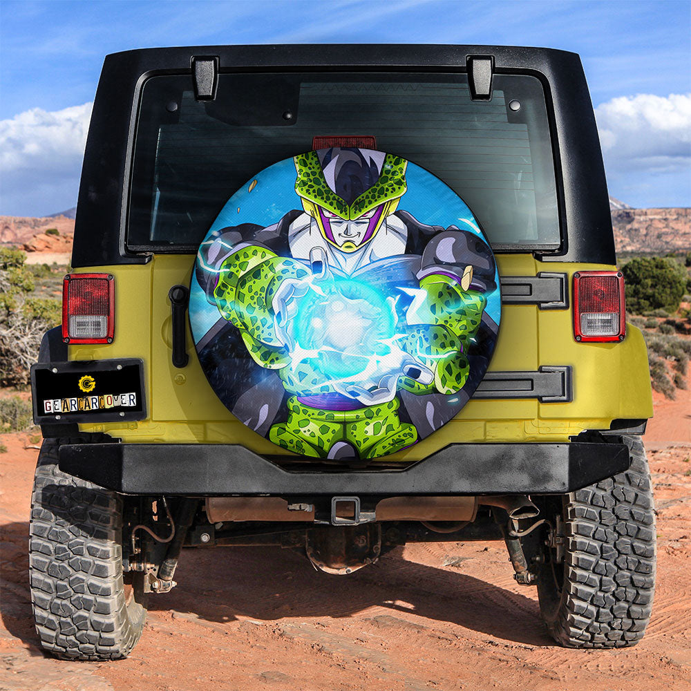 Cell Spare Tire Covers Custom Dragon Ball Anime Car Accessories - Gearcarcover - 3