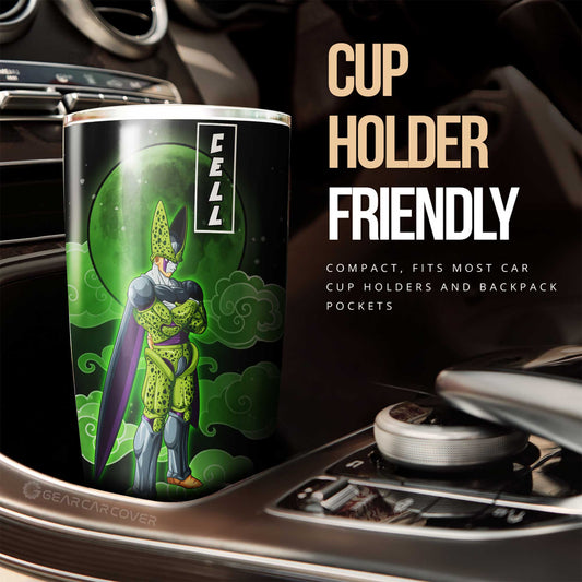 Cell Tumbler Cup Custom Dragon Ball Anime Car Interior Accessories - Gearcarcover - 2