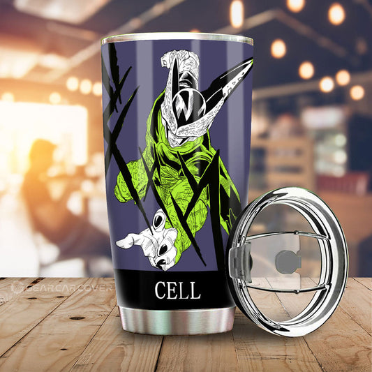 Cell Tumbler Cup Custom Dragon Ball Anime Manga Color Style - Gearcarcover - 2